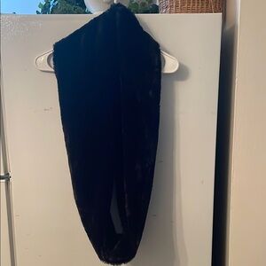 West Loop Women's Faux Fur Black Infinity Scarf Neck Warmer